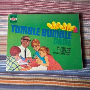 Vintage 1970 Ideal Tumble Bumble Game Model 2012 Board Game